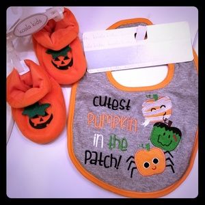 Halloween Bib & Booties